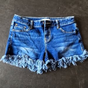 Blue jean shorts